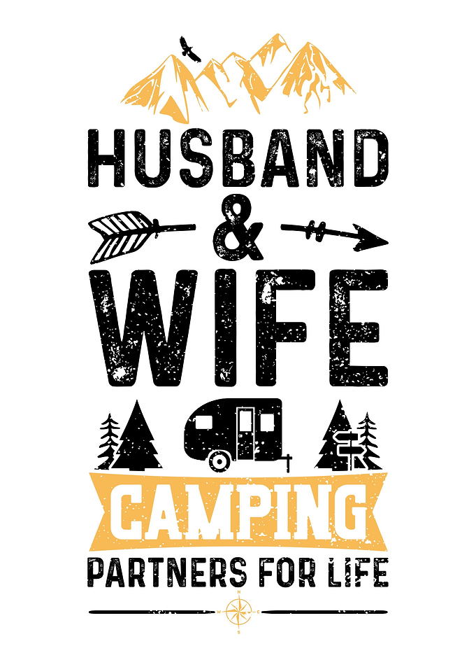Husband And Wife Camping P