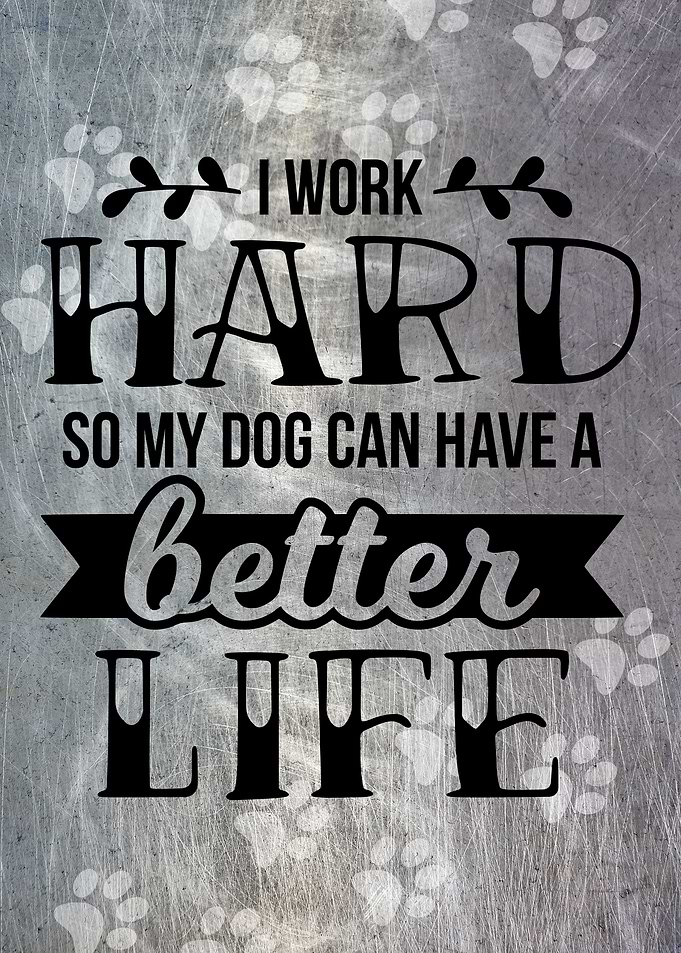 I WORK HARD METAL