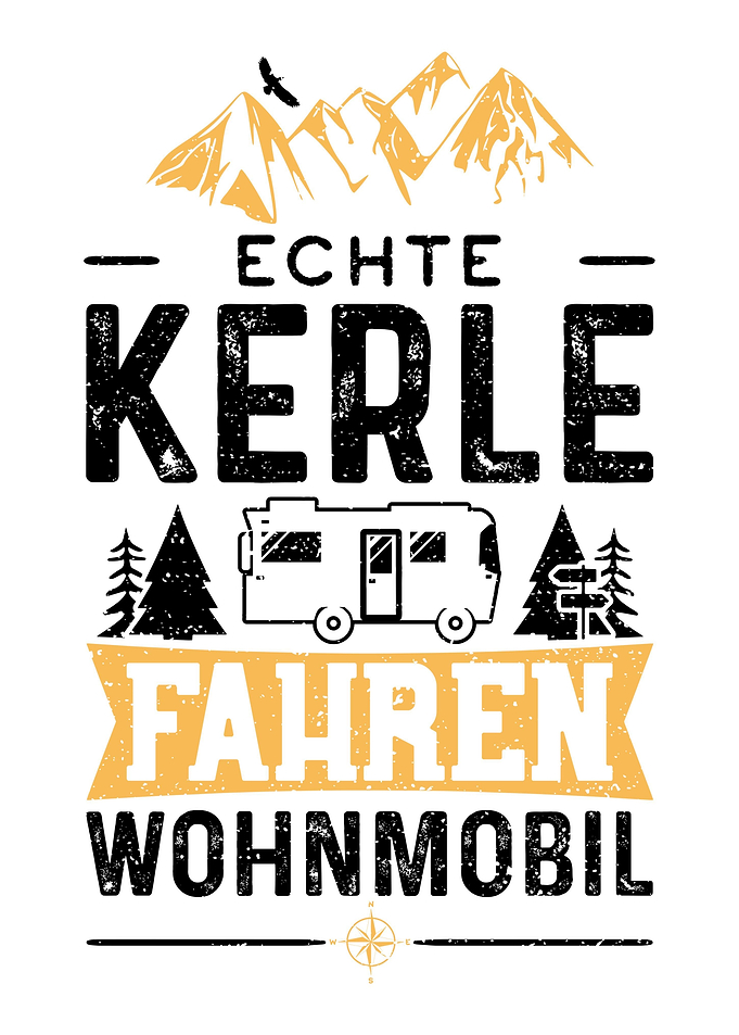 Echte Kerle Fahren Wohnmob