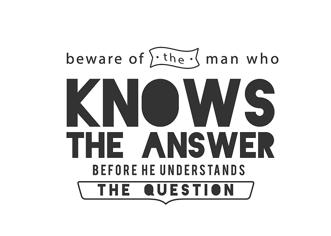 beware of the man