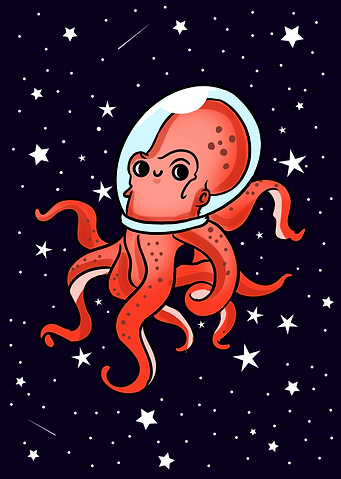 Octopus Astronaut
