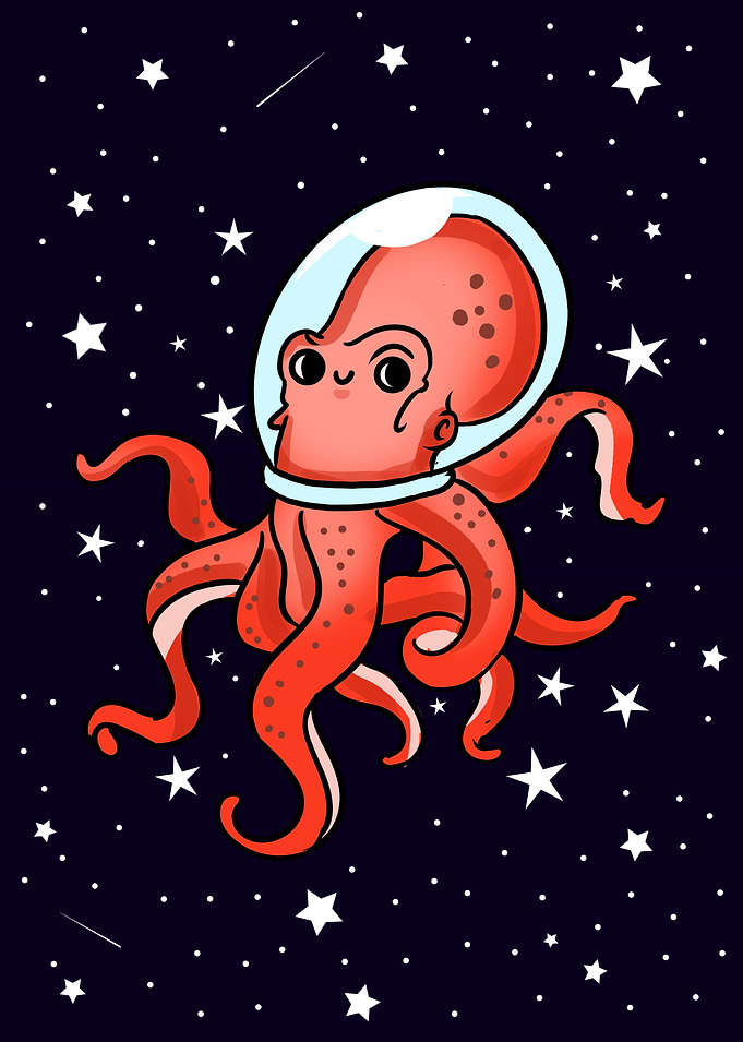 Octopus Astronaut