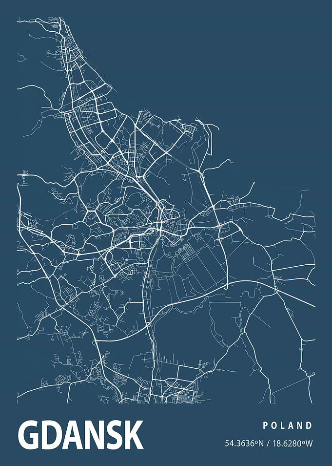 Gdansk Blueprint Street