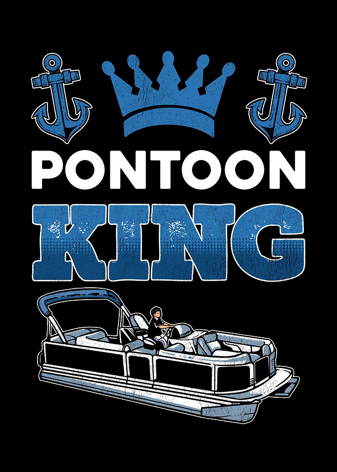 Pontoon Tshirt Motorboat