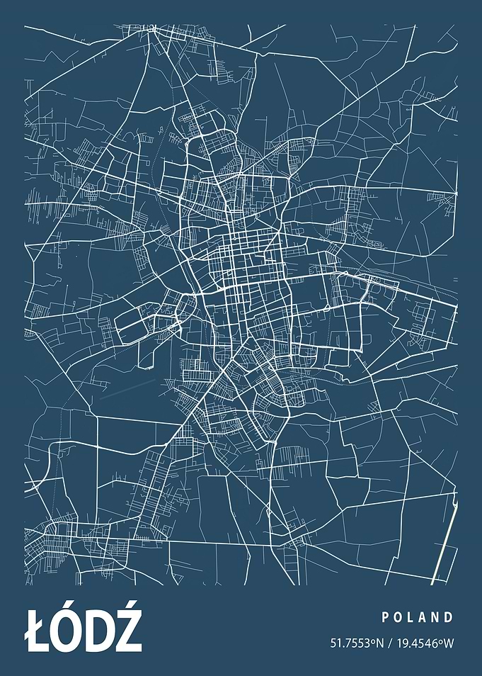d Blueprint Street Map