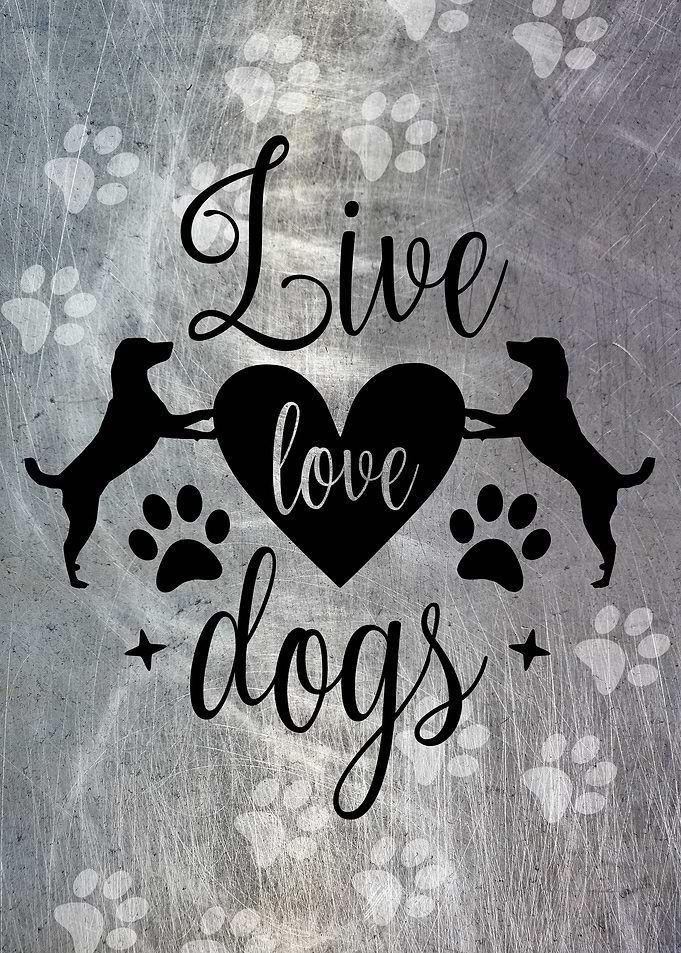LIVE LOVE DOGS METAL