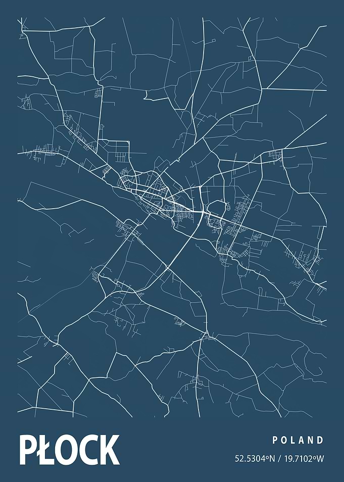 Plock Blueprint Street Map