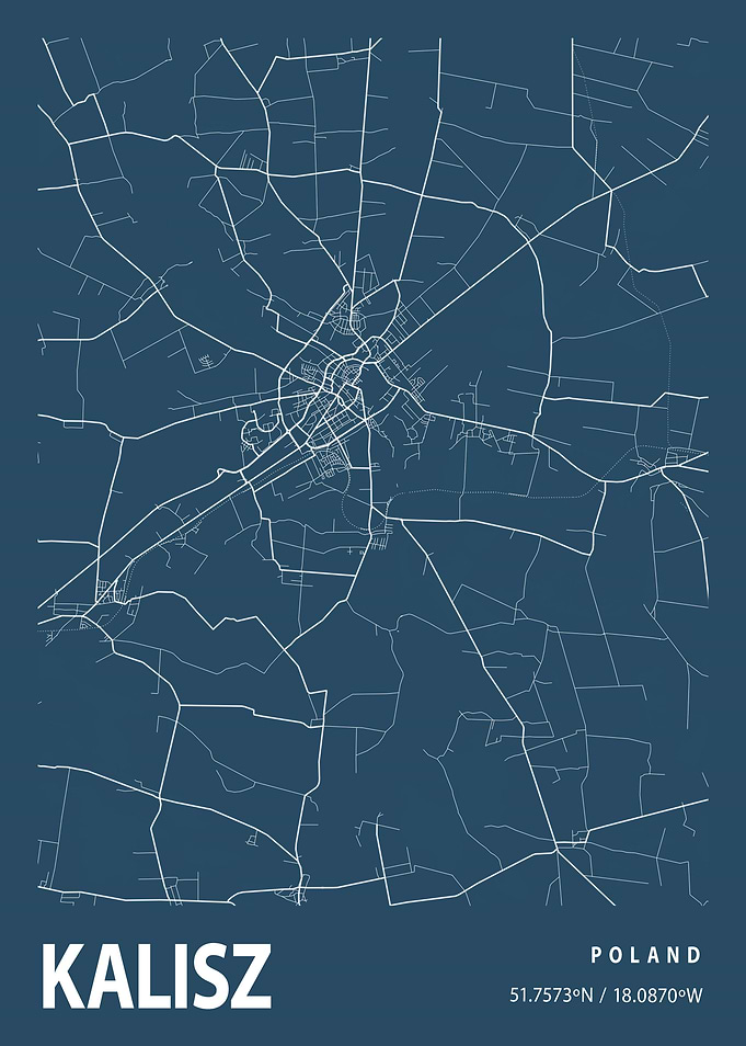 Kalisz Blueprint Street