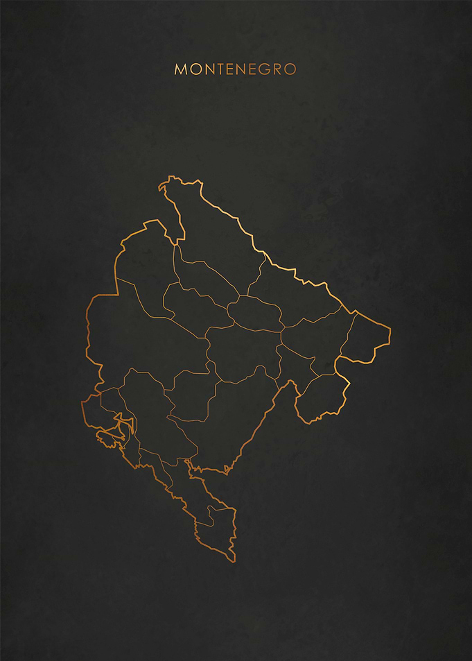 Gold Montenegro Map