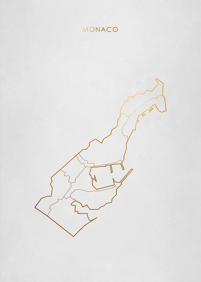 Gold Monaco Map