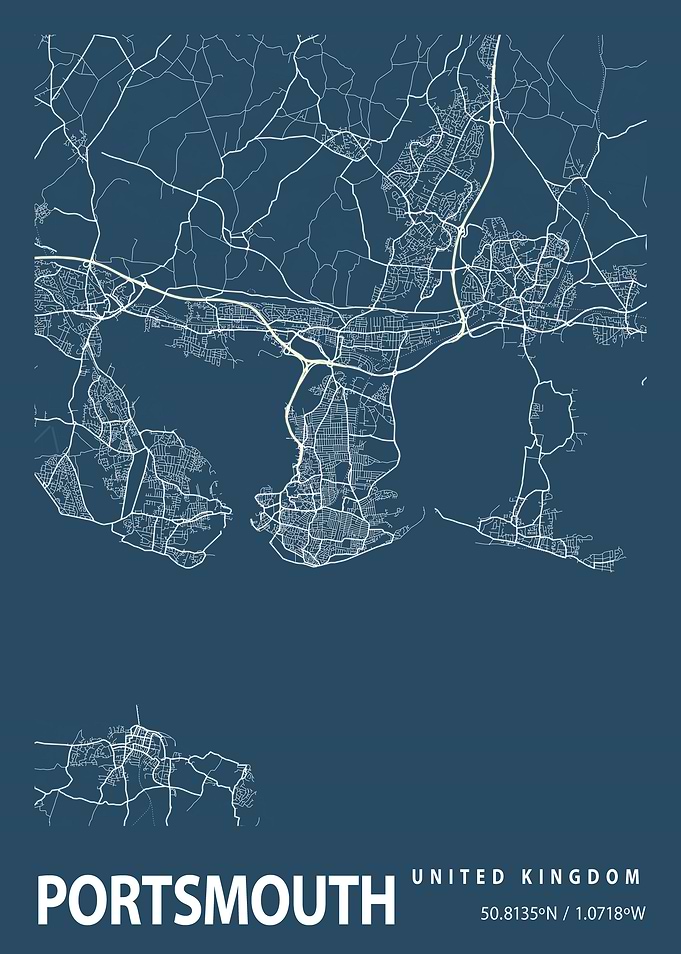 Portsmouth Blueprint Map