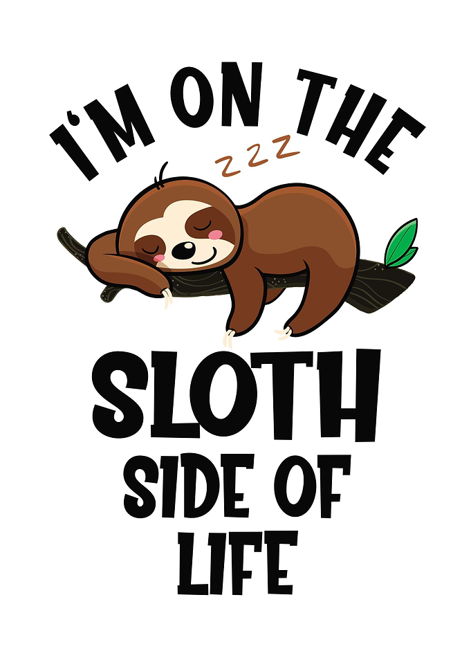 Funny Sloth Saying