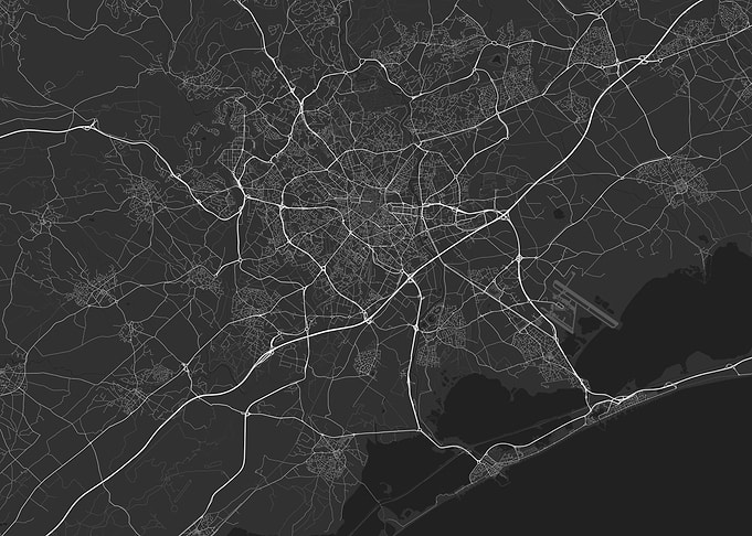 Montpellier France Map