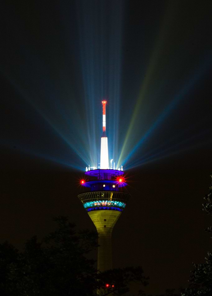 Lightshow on TV Tower 6