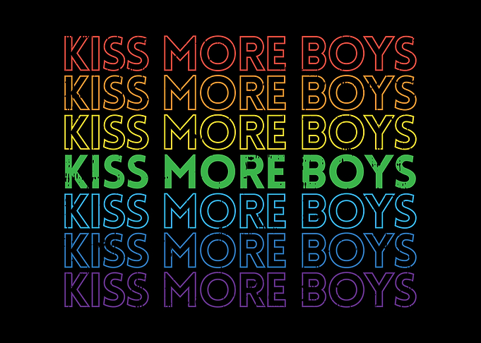 Kiss More Boys LGBT