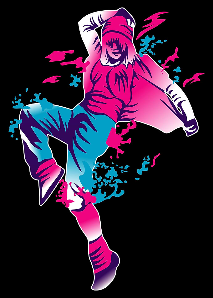 Breakdance Bgirl Graffiti
