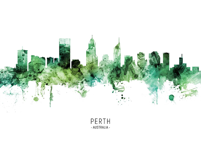 Perth Skyline Australia