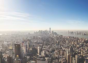 Aerial View New York City