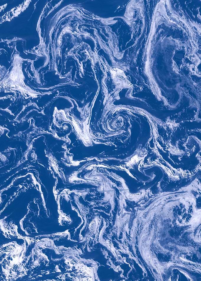 Sea ice flows from space