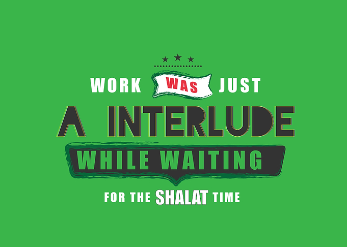 waiting for the shalat