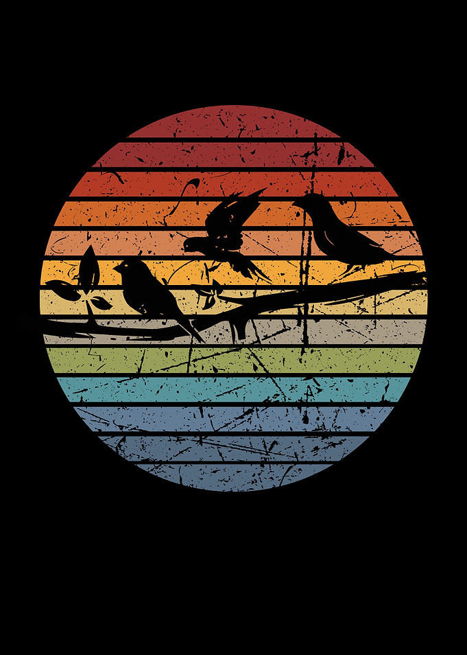 Bird Watching Retro