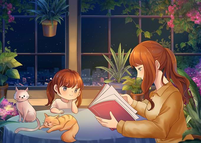 Baby and mom