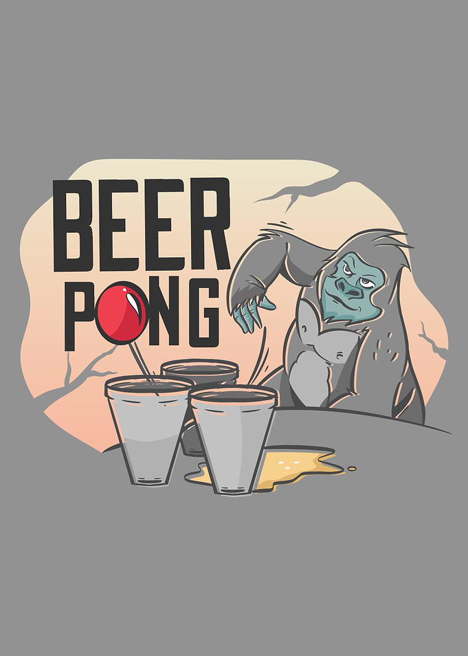 Beer Pong Gorilla