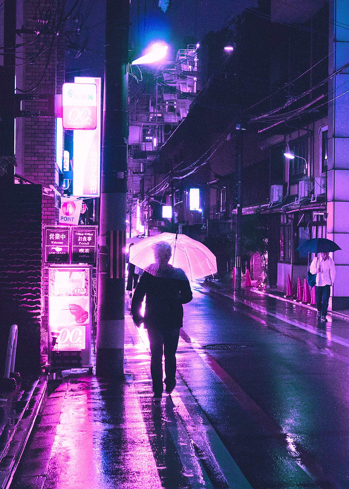 JAPAN RAIN NEON