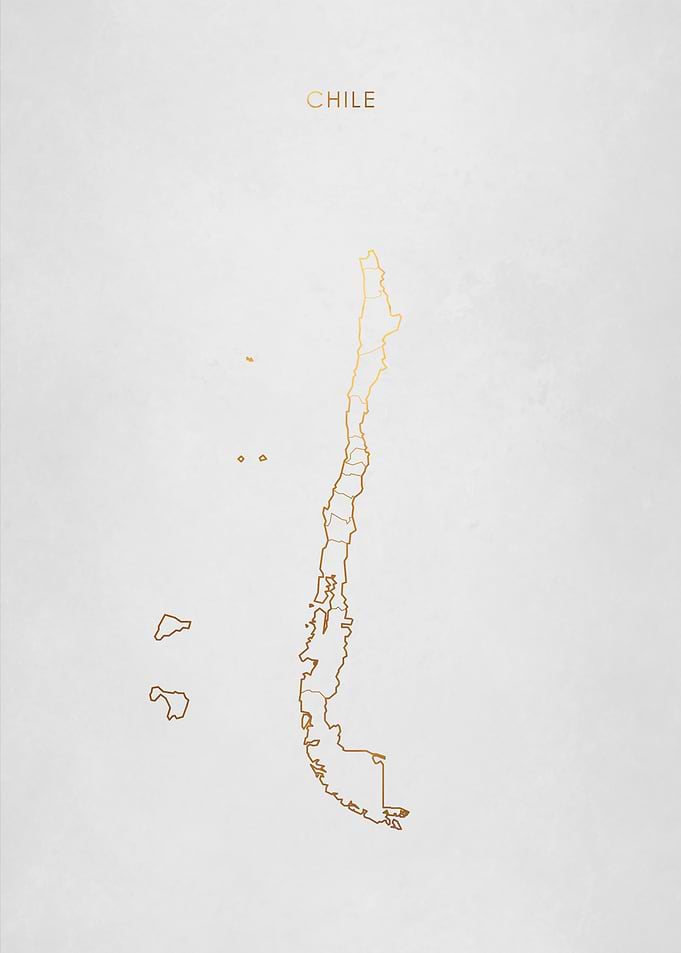 Gold Chile Map