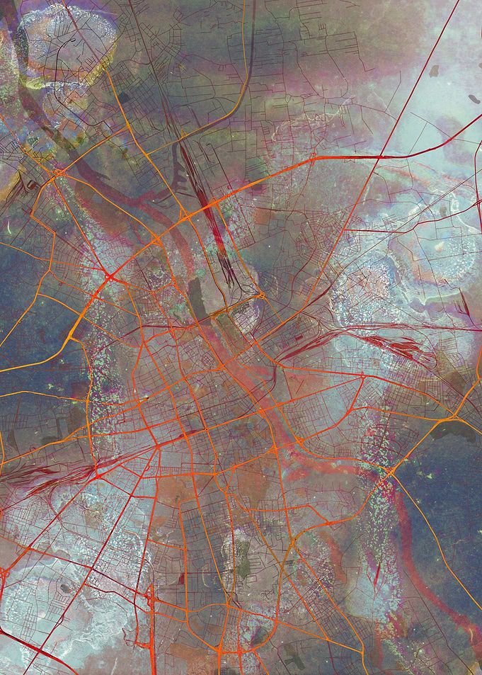 Warsaw Street Map