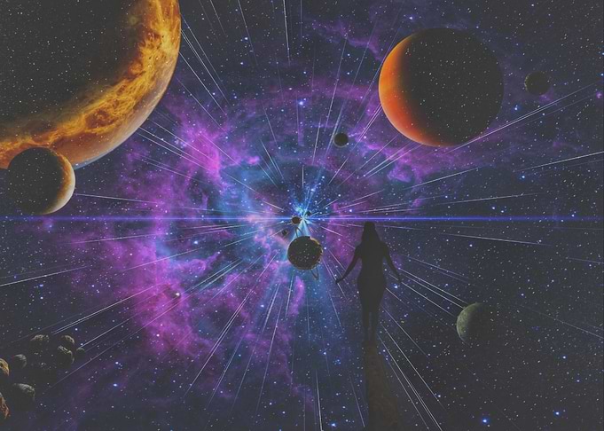 Woman in space