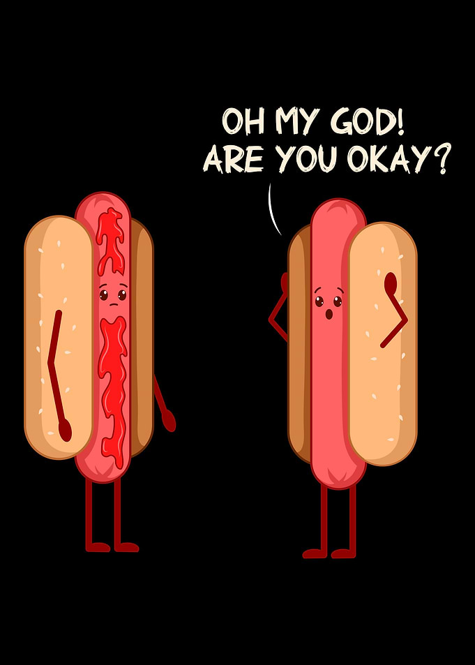 Two Hot Dogs