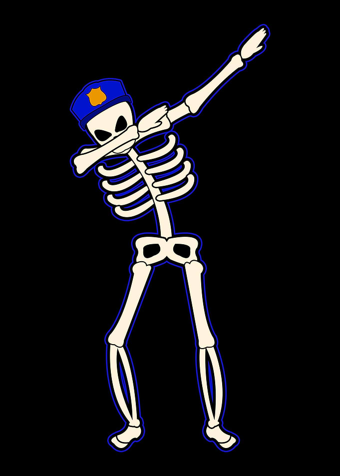 dabbing Skeleton