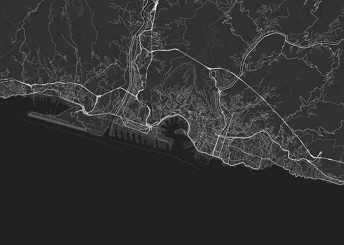 Genoa Italy Map