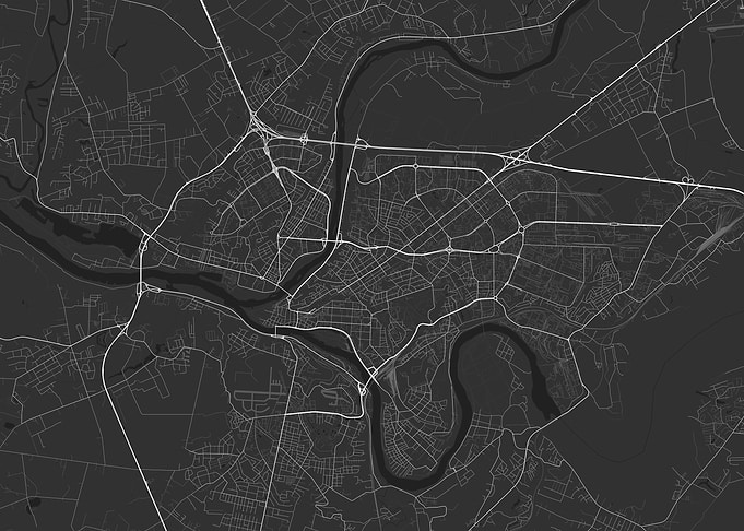 Kaunas Lithuania Map