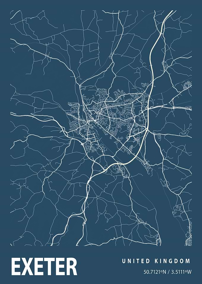 Exeter Blueprint Street