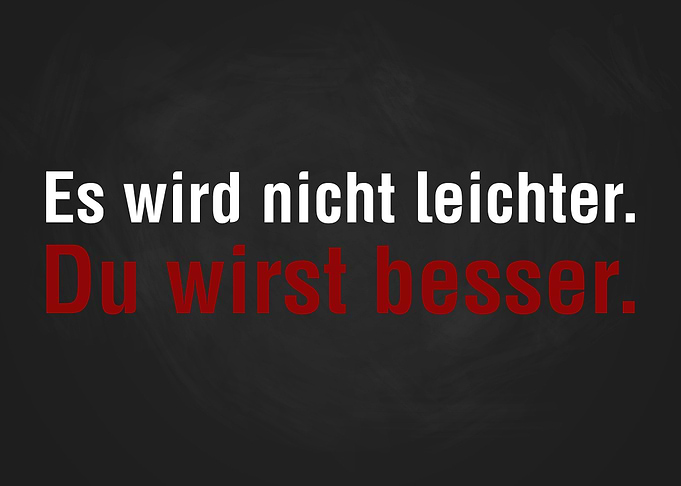 Es wird nicht leichter