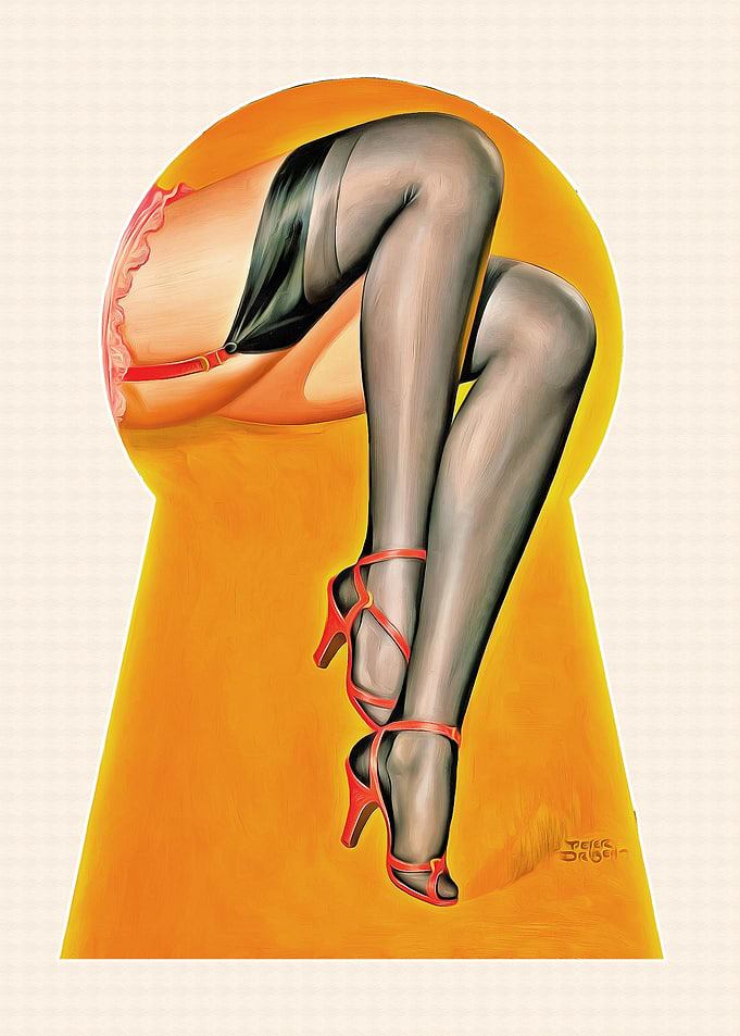 Pinup Girl Cute Sexy Babe