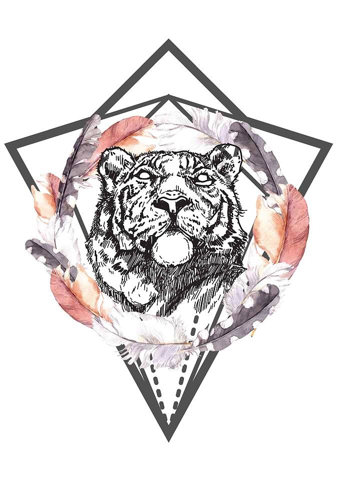 Abstract Tiger