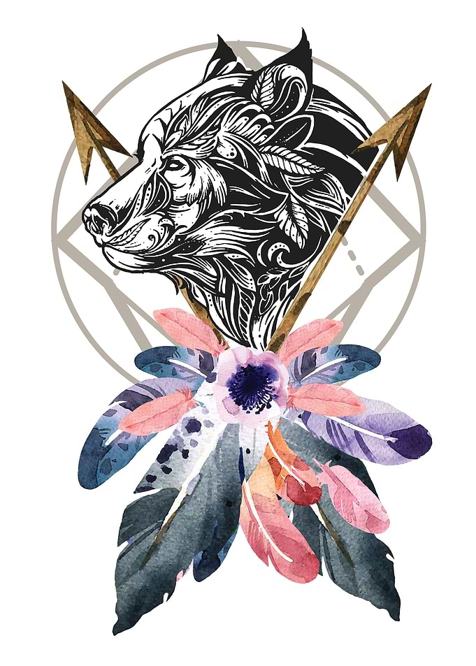 Abstract Wolf 01