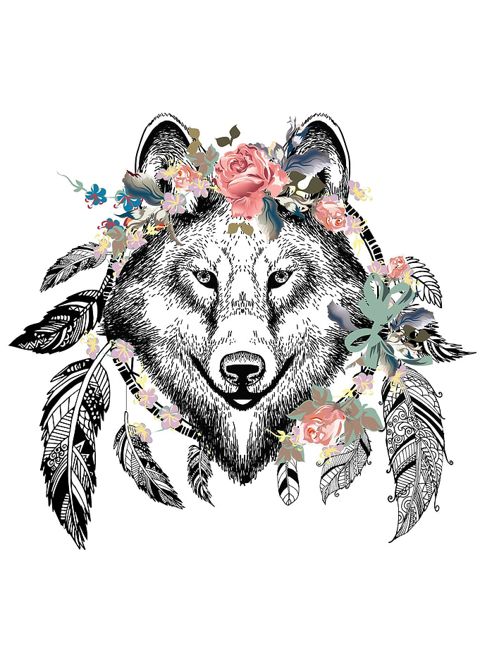 Abstract Wolf 02