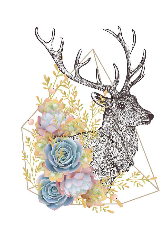 Abstract Deer 02