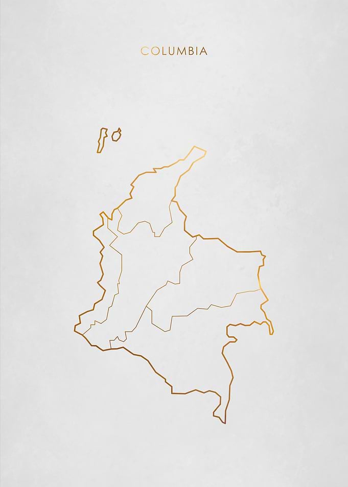 Gold Columbia Map