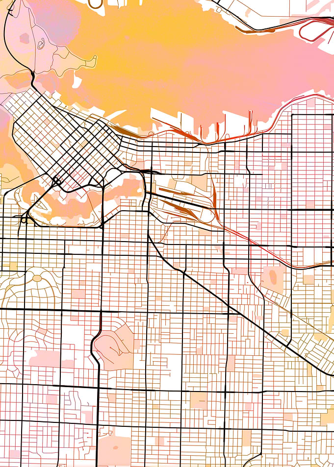 Vancouver Street Map