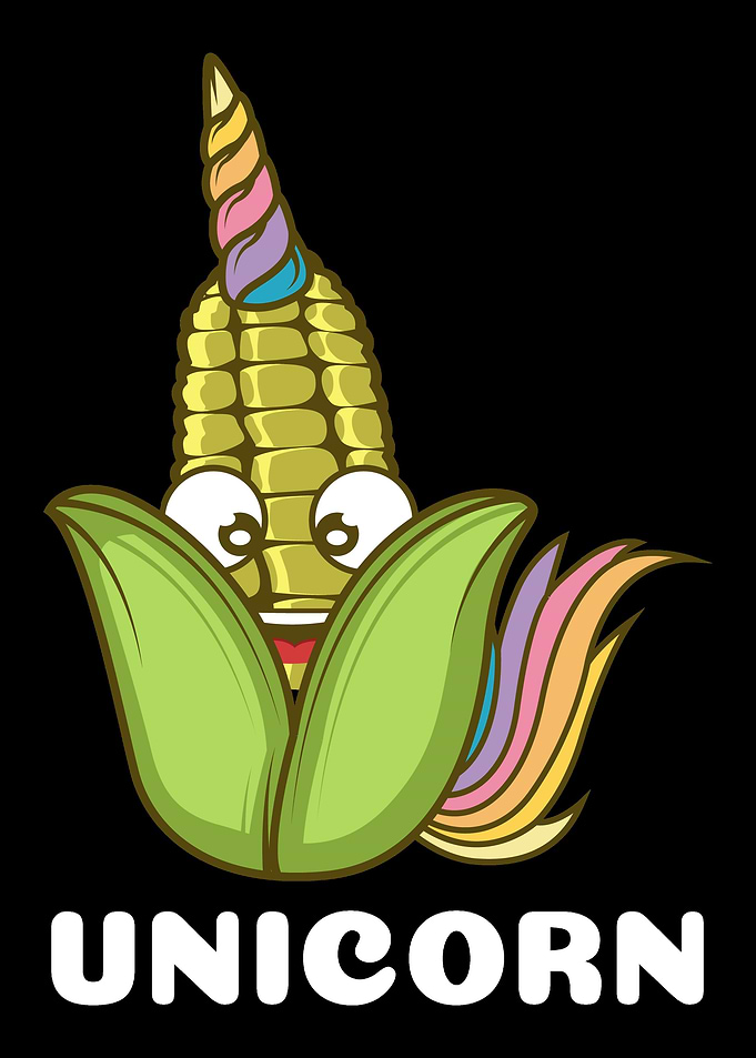 UniCorn Pun Fan And Food