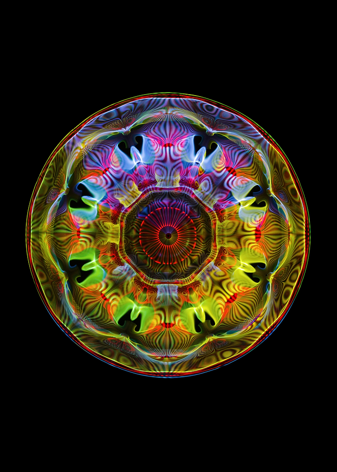 Eightfold pattern mandala