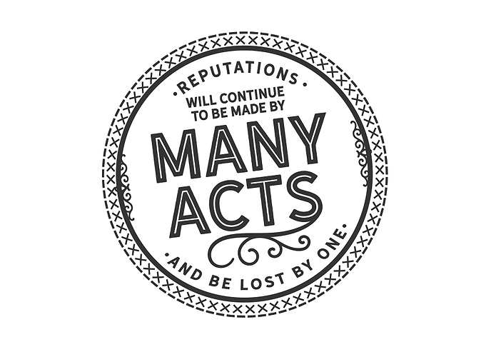 by many acts