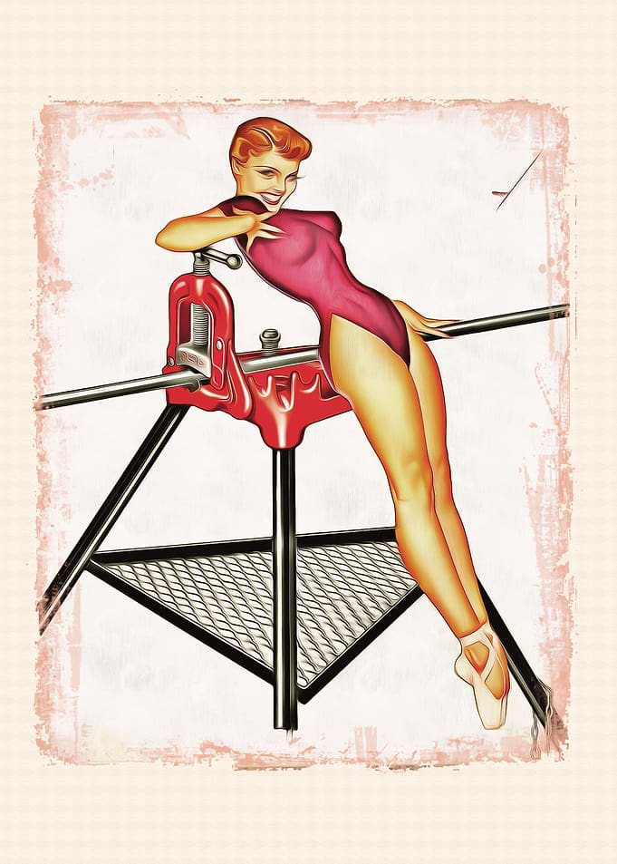 Pinup Girl Cute Sexy Babe