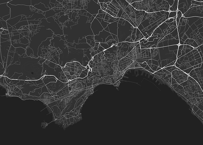 Naples Italy Map