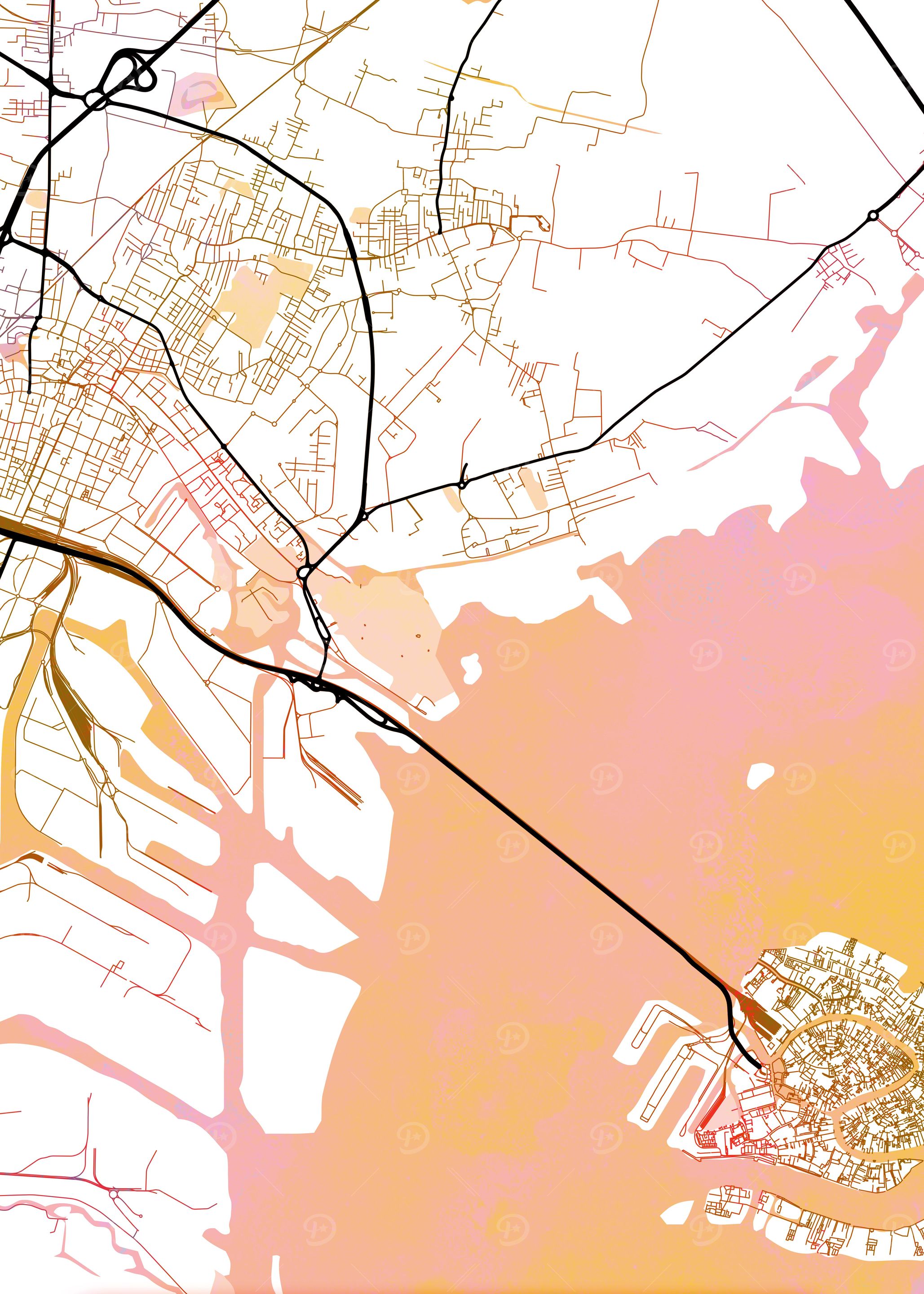 Venice Street Map